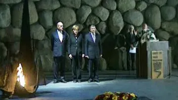 Angela Merkelová v Izraeli
