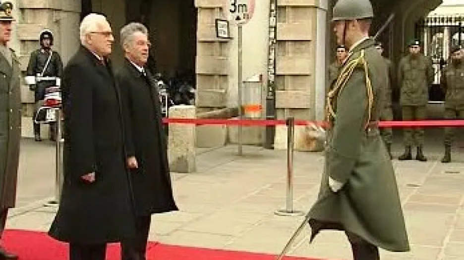 Václav Klaus a Heinz Fischer