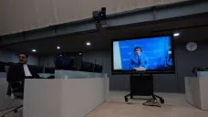 Filipínský exprezident Rodrigo Duterte před Mezinárodním trestním soudem v Haagu
