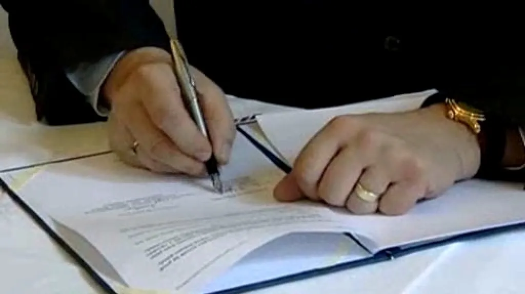 Podpis koordinační dohody