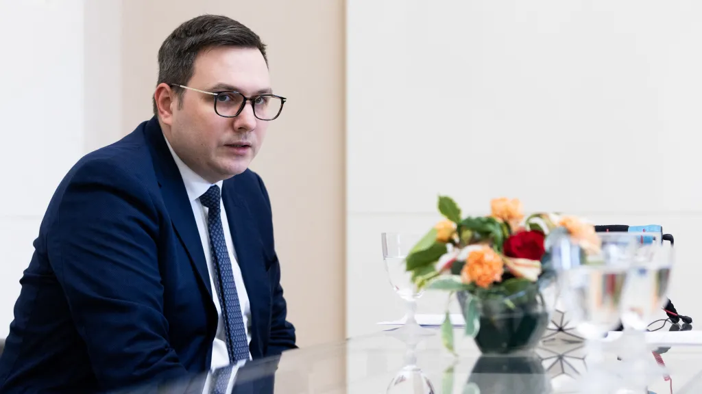 Ministr zahraničí Jan Lipavský