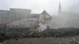 Demolice domu v Chrastavě