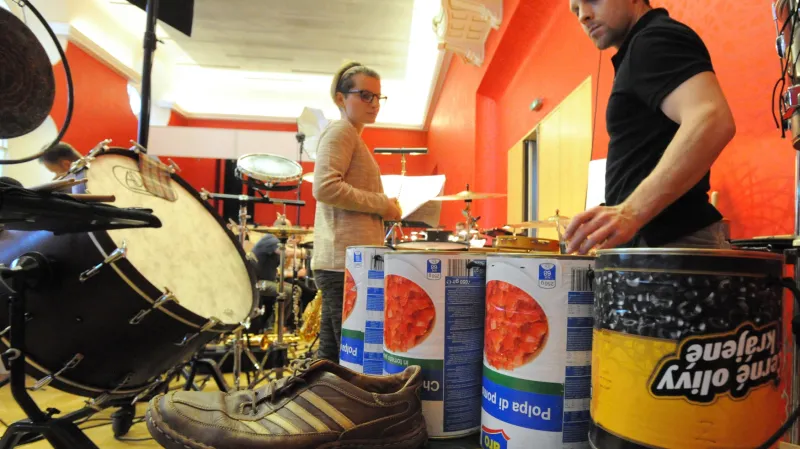 Hudební zkouška opery Powder Her Face