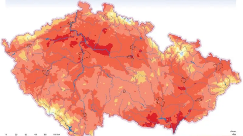 Průměrné datum prvního sněžení a první sněhové pokrývky