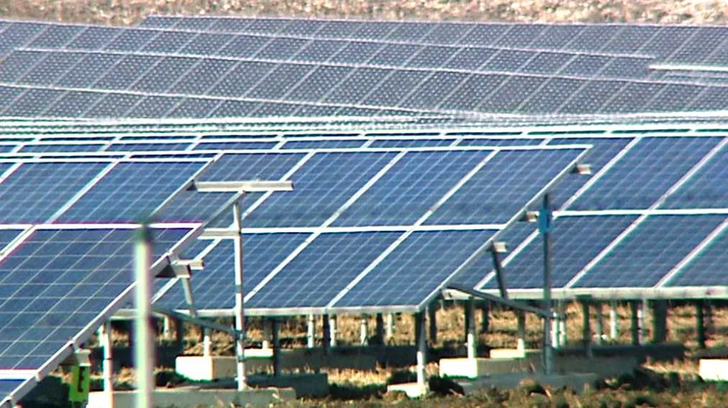Solární elektrárna v Chomutově