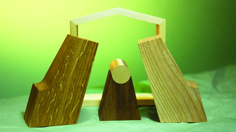 Betlém z vánoční kolekce doplňků a dekorací od Studia Muck