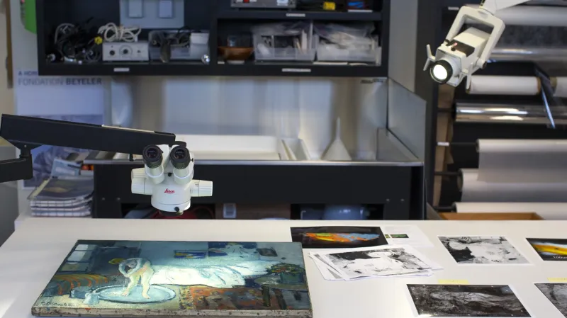 Modrý pokoj od Picassa zkoumají znalci