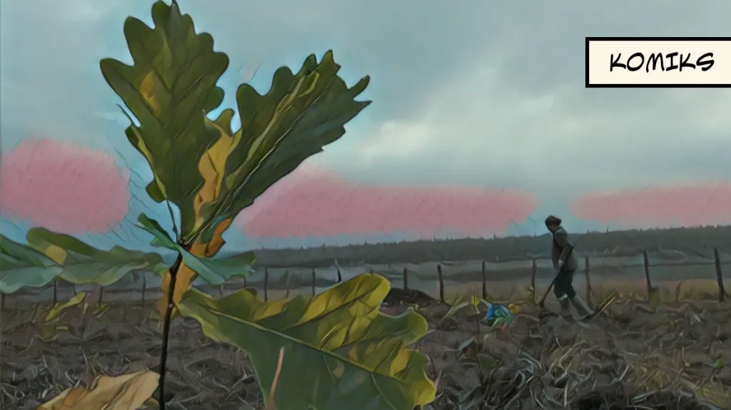 Sázení stromů - komiks