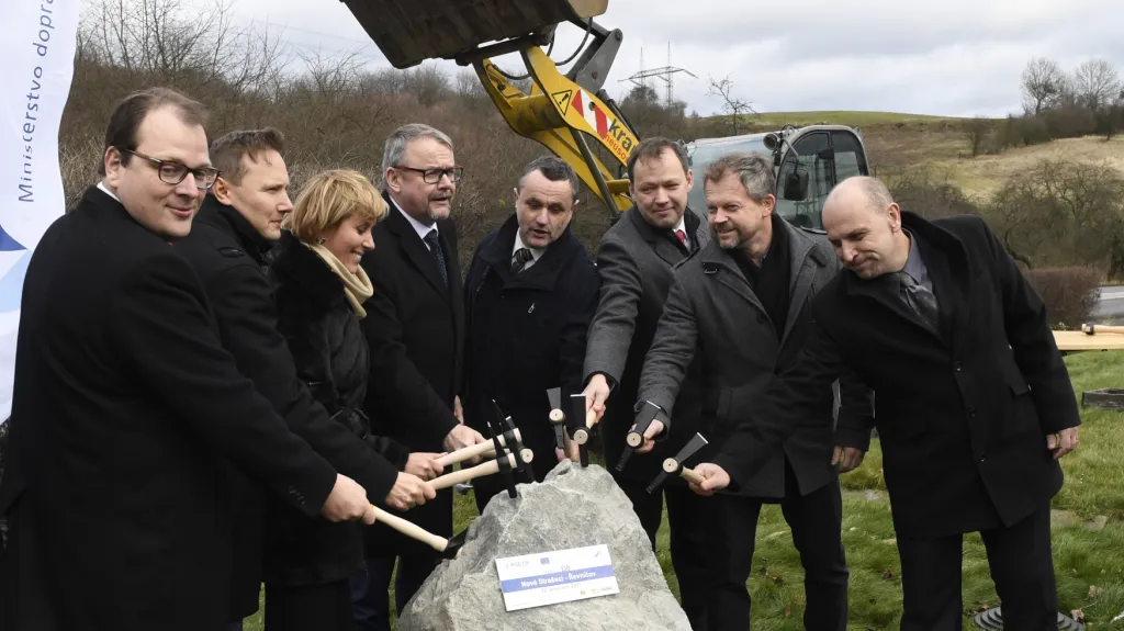 Zahájení stavby dálnice D6 u Krušovic