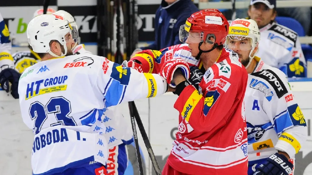 Utkání HC Kometa Brno - HC Oceláři Třinec