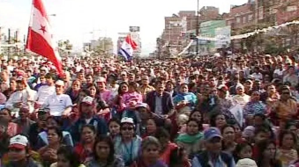 Předvolební mítink v Nepálu