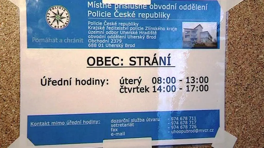Policie ve Strání