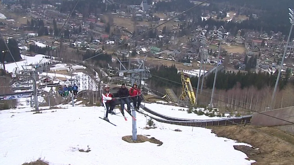 Lanovka na Čertovu horu v Harrachově