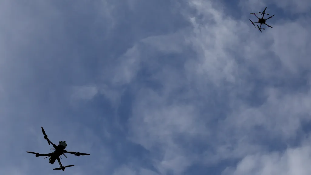 Ilustrační snímek dronů