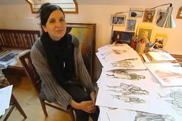 Návrhy kostýmů z filmů a pohádek v Lašském muzeu