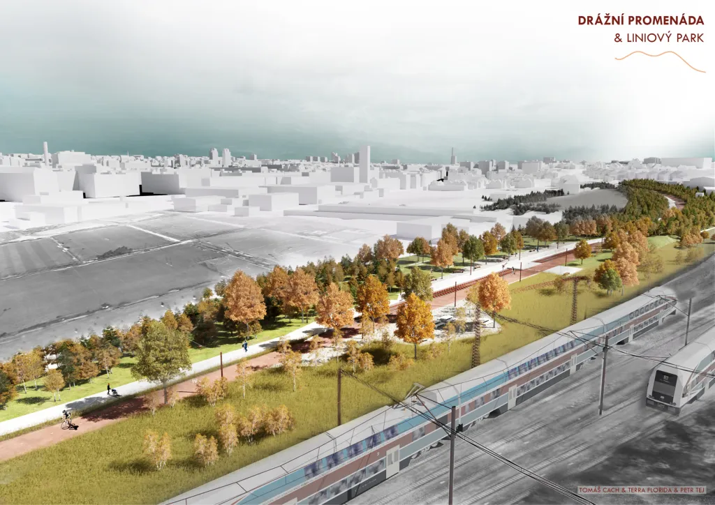 Nová „promenáda“ mezi Vršovicemi a Zahradním městem začne fungovat v roce 2024