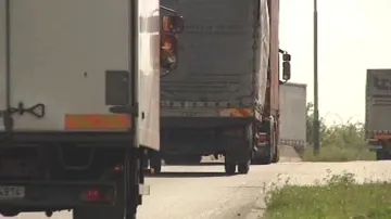 Kamiony na českých silnicích