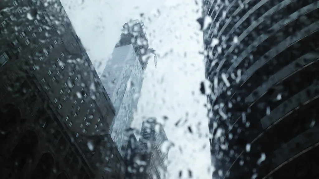 Ulomený jeřáb ohrožuje Manhattan