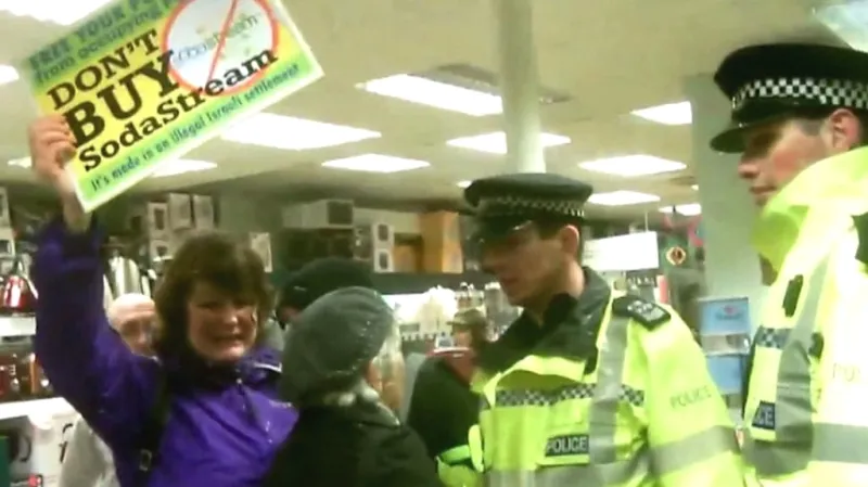 Protest proti Sodastreamu