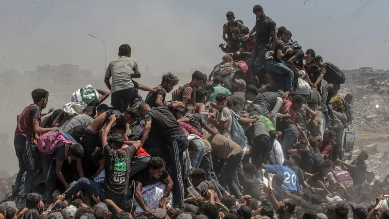 Finalista World Press Photo: Humanitární pomoc v Gaze