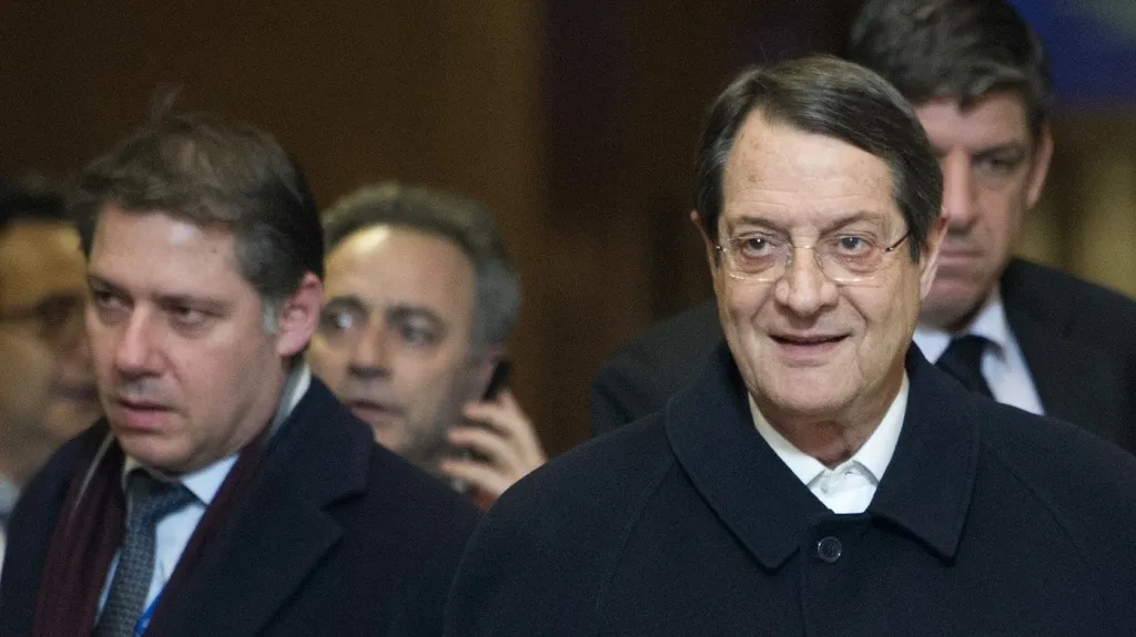 Nicos Anastasiades po jednání s lídry eurozóny