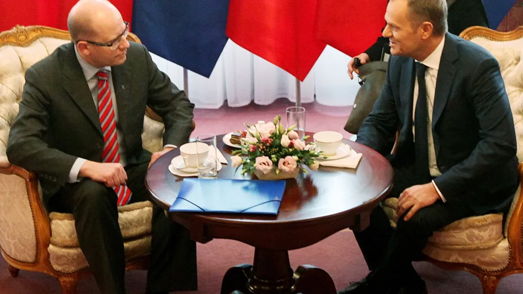 Bohuslav Sobotka a Donald Tusk