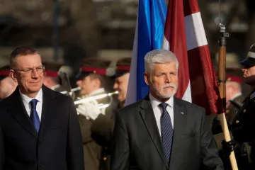 Konflikt s Íránem by neměl zastínit Ukrajinu, shodli se prezidenti Česka a Lotyšska