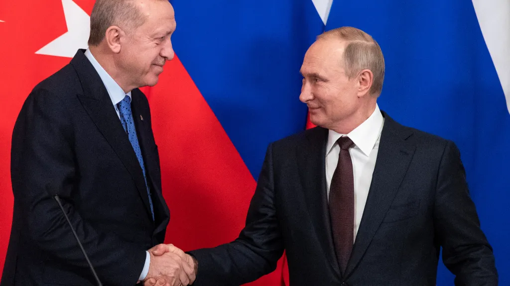 Recep Tayyip Erdogan a Vladimir Putin – ilustrační foto