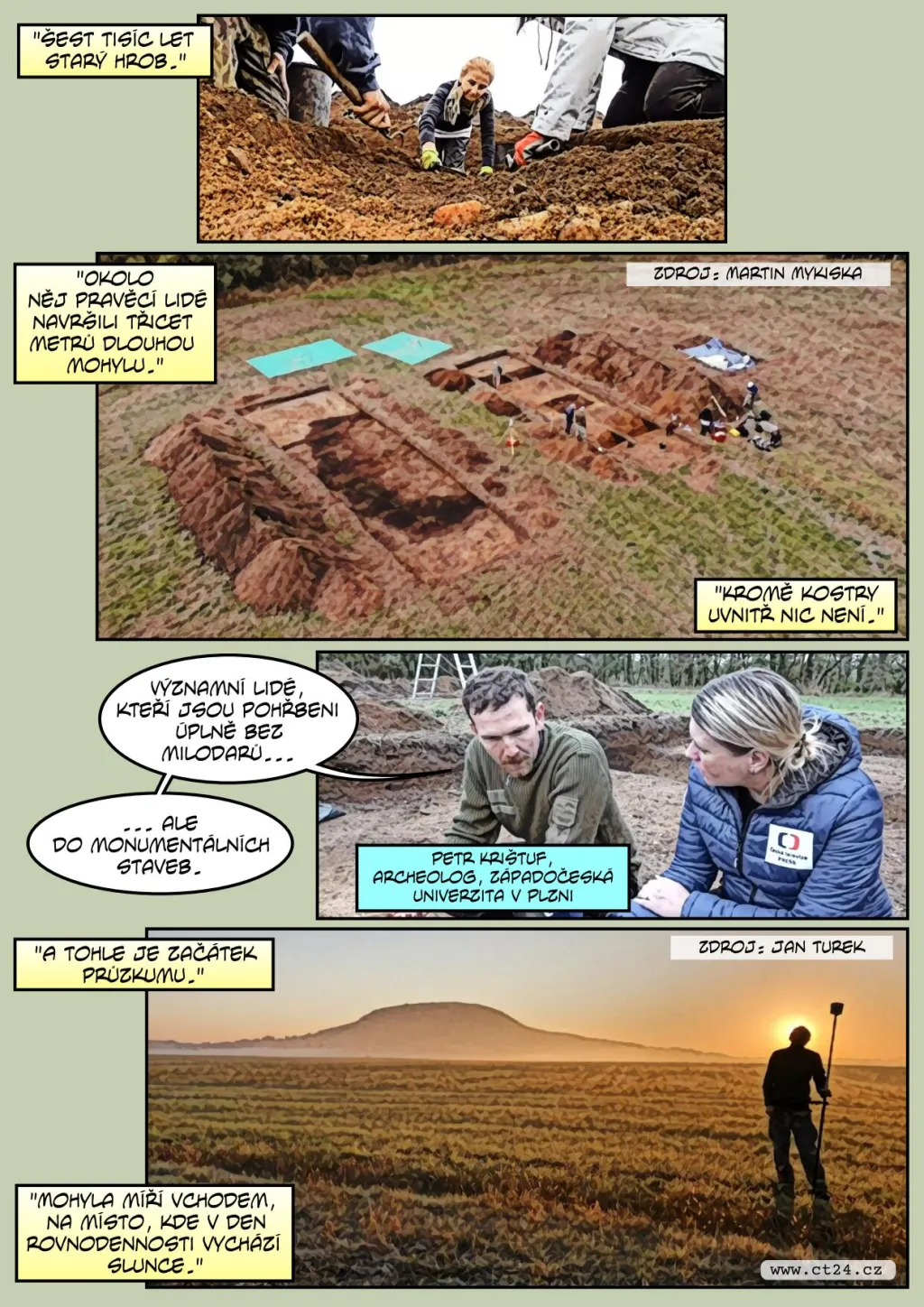 Vědci odkryli pod Řípem další mohly