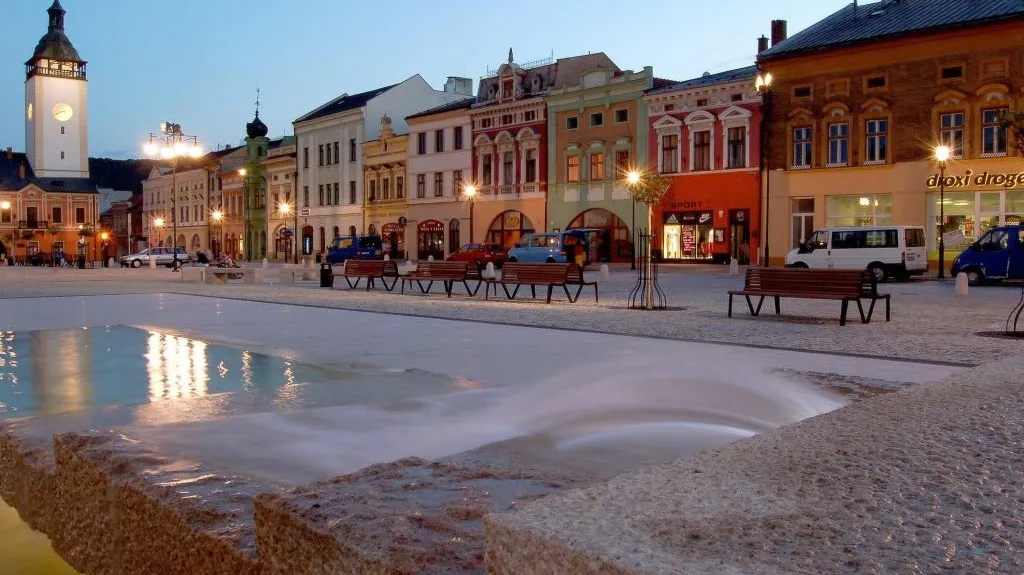 Masarykovo náměstí v Hranicích