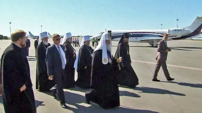 Patriarcha Kirill na návštěvě Kyjeva