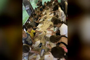 Допомога дітям з охопленого війною міста