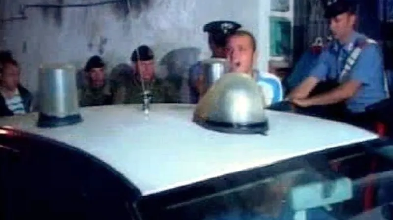 Zatčení italského mafiána