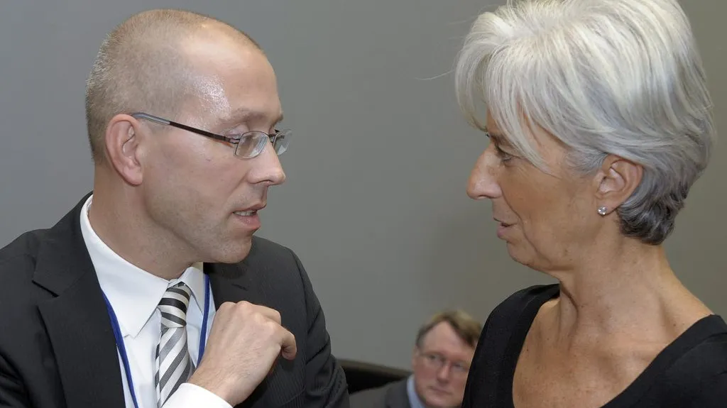 Jörg Asmussen s Christine Lagardeovou
