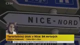 Češka k útoku v Nice: Nechtěla jsem zemřít, ale nevěděla jsem, co pro to udělat