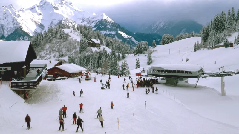 Lyžování v Alpách