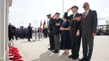 Veteráni druhé světové války na 81. výročí vylodění v Normandii