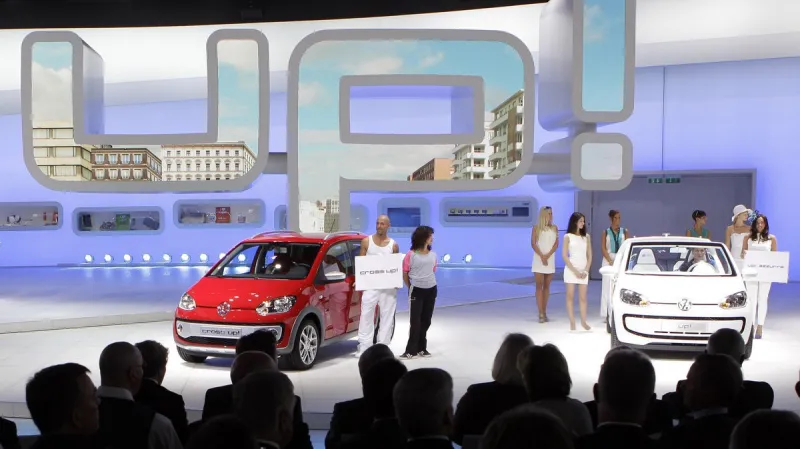 Volkswagen up! na autosalonu ve Frankfurtu