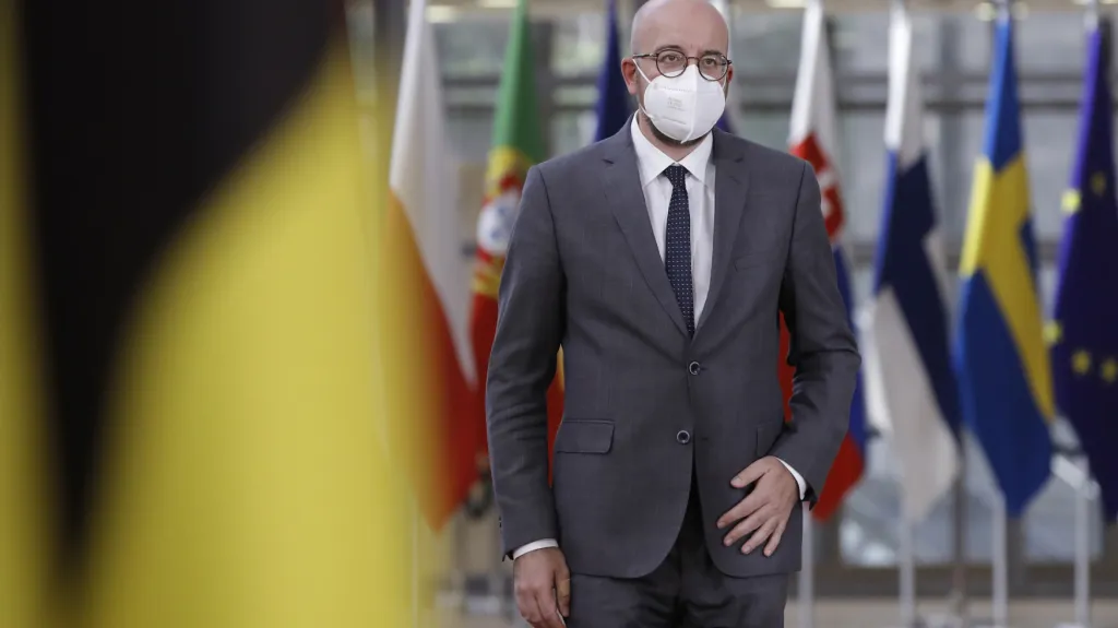 Předseda Evropské rady Charles Michel na summitu