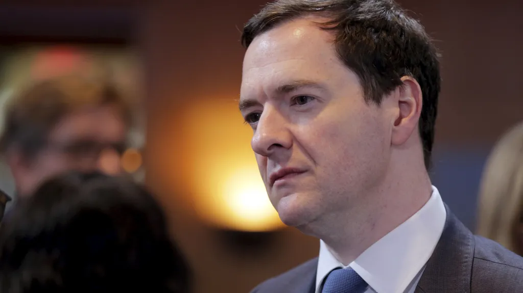 Britský ministr financí George Osborne