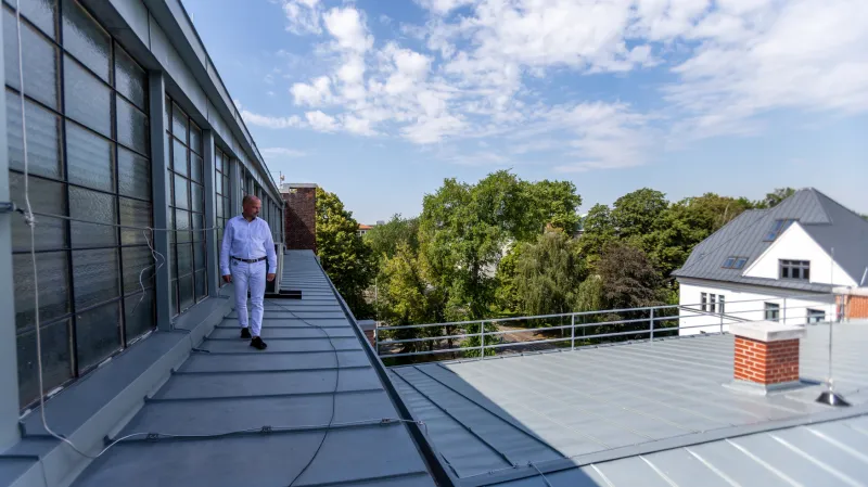 Střecha Domu umění v Ostravě je po rekonstrukci