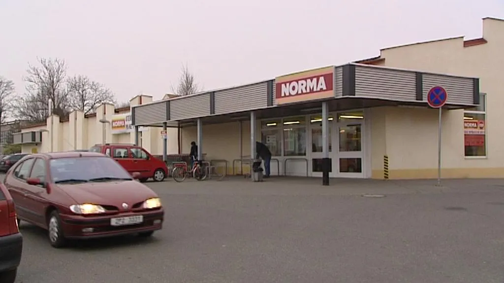 Rokycanský supermarket Norma