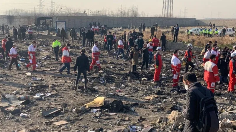 U Teheránu se zřítilo ukrajinské letadlo