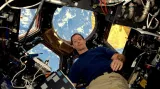 Astronaut Thomas Pesquet a jeho první okmažiky na ISS.