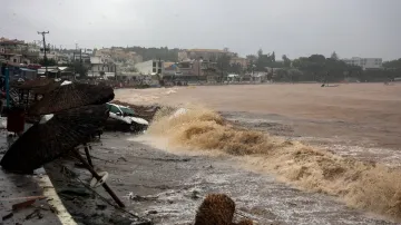 Záplavy na Krétě
