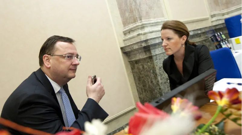 Petr Nečas a Karolína Peake