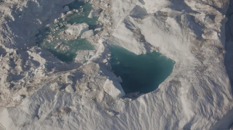 Tající ledovec Sermeq Kujalleq