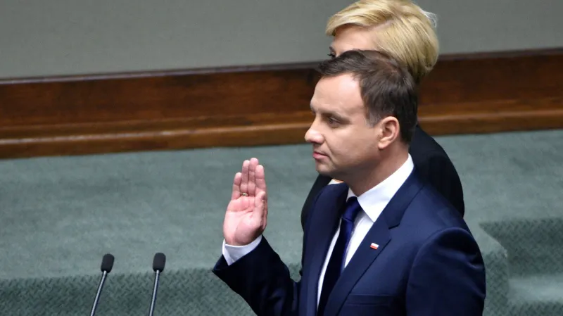 Duda složil prezidentskou přísahu