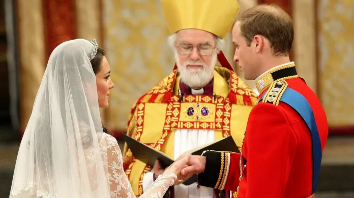 Arcibiskup z Canterbury během královské svatby
