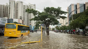 Ilustrační foto (Prudké deště v indickém městě Bengalúru, 22. října 2024)